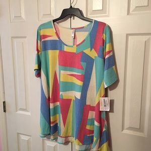 LuLaRoe Perfect Tee:  3x